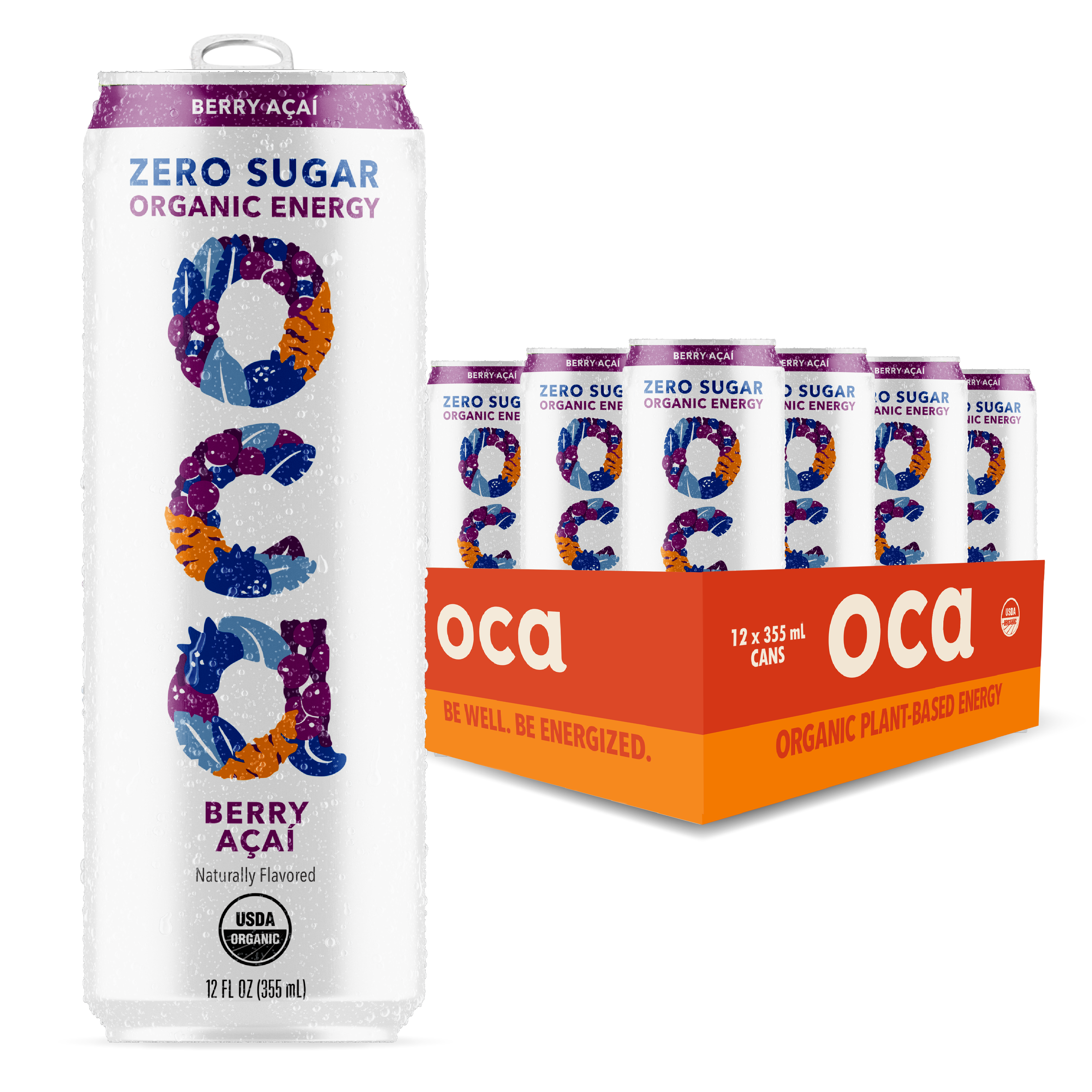 OCA ZERO SUGAR BERRY AÇAI 12 PACK